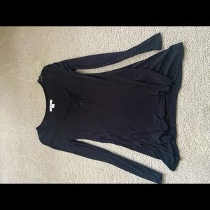 Long flowy black top